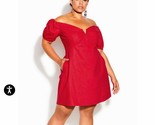 NWT CITY CHIC Sweet Paradise Dress - cherry Size 20 - £55.87 GBP