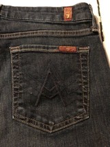 7 For All Mankind Women’s Jeans &quot;A&quot; Pocket Boot Cut Distressed Size 29 X 31 - $38.61