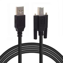 U2-102-1.5M USB 2.0 Type A Male to Type B Thumbscrew Standard Male Mount... - $7.46