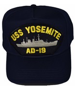 EC USS Yosemite AD-19 HAT - Navy Blue - Veteran Owned Business - $22.98