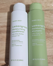 2 Pack Trader Joe&#39;s Moisturizing Shampoo Conditioner Lemongrass Argan Oil Set - £17.93 GBP