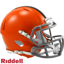 * Sale * Cleveland Browns Throwback 1962-1974 Speed Mini Nfl Football Helmet! - £25.63 GBP