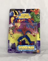 Marvel Universe Spider-Man Super-Poseable 1997 Toy Biz Figure 5&quot; New in Package - £56.52 GBP