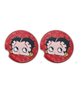 Betty Boop car coaster ceramic red set of 2    #7194 - $9.99