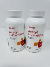 GNC Acetyl L Carnitine Supplement 500mg 60 Capsules 7/2025 - £19.17 GBP