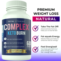 Pills Weight Loss Diet Complete Keto Complex Keto Burn VIP Exogenous Ket... - £18.42 GBP