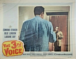 1960 The 3rd Voice Original Lobby Card Edmond O&#39;Brien 20th Century Fox LC13 - £18.42 GBP