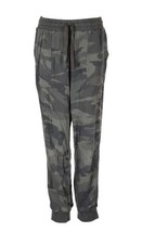 SPLENDID Womens Pants LAKESIDE Green Camo Joggers Camouflage Pull On Ray... - £9.93 GBP