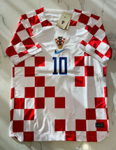 Luka Modrić #10 White &amp; Red Croatia World Cup 2026 Jersey | Free USA Shi... - $76.00