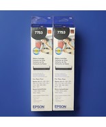 2x Genuine Epson 7753 Fabric INK Ribbon LQ200 300 300+ L1000 LQ500 LQ870... - $26.80 CAD
