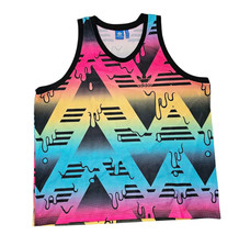 Adidas Hiero-Print Colorblock Mesh Tank Top Men&#39;s Sz 2XL  - $31.35