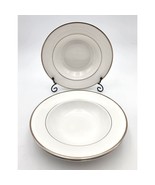 Mikasa Ultima+ CAMEO PLATINUM HK301 Rimmed Soup Bowl(s) Set Of 3 Ships Fast - $39.99