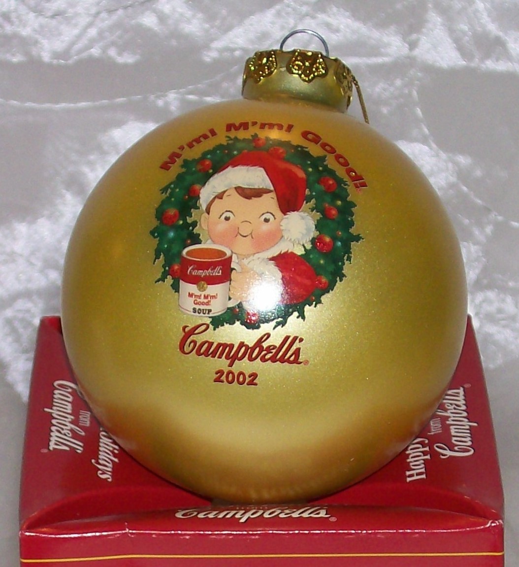 CAMPBELLS Kids -2002 Happy Holidays CHRISTMAS ORNAMENT- Collectors Edition GUC - $4.95