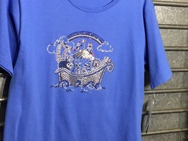 Christine Alexander 100% cotton scoop shirt short sleeve Noah’s Ark  sz ... - $759.65 MXN