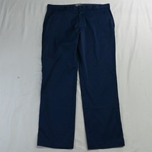 Nike Golf 38 x 32 Navy Blue 639779 Flat Front Tech Straight Mens Dress Pants - $27.99