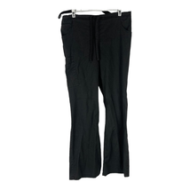 Scrubstar Women&#39;s Black Cargo Uniform Pull-on Pants Size Small - £22.06 GBP
