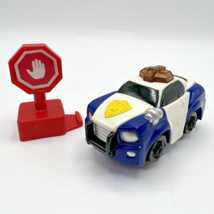 Fisher Price GeoTrax Flashin&#39; Fast Police Car Set Train Accessory Sounds... - £9.47 GBP