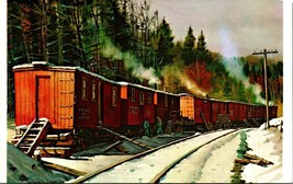 The Camp Train by Camp Day Coes Frye Art Museum Seattle WA Chrome Postcard T14 - £5.49 GBP