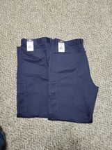 Dickies Relaxed Fit Cargo Straight Leg Work Pants Navy Blue 42x34 NWT lot of 2 - £43.26 GBP