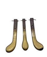 Piano Pedals Set Lot 3 Antique Cast Iron Brass / Gold Tone Set Upright V... - €50,92 EUR