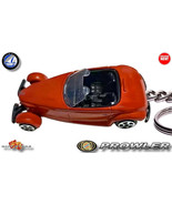  HTF RARE KEYCHAIN ORANGE PLYMOUTH PROWLER CUSTOM Ltd Ed.NICE GIFT - $55.98