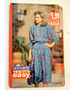 Vintage Sewing Pattern 6318 See &amp; Sew Butterick Dress w/Raglan Sleeves S... - $3.95