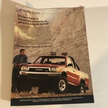 Toyota 4x4 Deluxe V6 1990 Vintage Print Ad Advertisement pa11 - £5.44 GBP