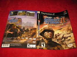 Conflict Desrt Storm II Back to Baghdad : PS2 Video Game Case Cover Art ... - £0.78 GBP