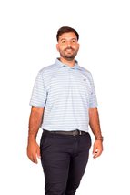 American Fit Polo Golf Stripes for Men Matt Made in Peru. (as1, Alpha, x_l, Regu - £21.72 GBP