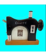 CRAFTY Sewing Machine Photo Frame Antique Depot Malden For 3x3 Photo - $23.38