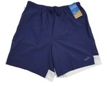 Brooks Go-To 7&quot; Running Shorts Mens Small Blue Navy/White Mesh Liner Qui... - $28.70