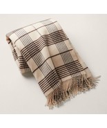 Ralph Lauren Deacon Lambswool throw Blanket $710 Brown Multi Scotland NWT - £299.39 GBP