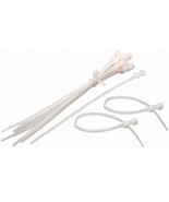 Dupont Nylon CABLE TIES White 8&quot; long x 3/16&quot; w/ mOunt Mounting hOle 58 ... - $16.43