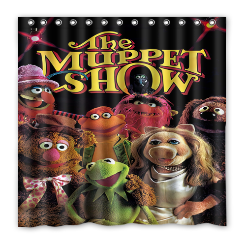 Hot!!! The Muppets Show Custom Waterproof Polyester Shower Curtain 4 Size Item image 3