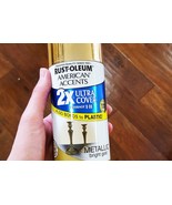 METALLIC GOLD spraY Paint &amp;Primer Ultra Cover American Accents Rust-Oleu... - $57.51 CAD