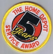 Home Depot Patch 5 Years Service Award 2 1/2&quot; Diameter - £3.88 GBP