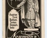 Tours Austrian Tyrol Balkans Turkey Denmark &amp; India Brochure Season 1910... - $37.62