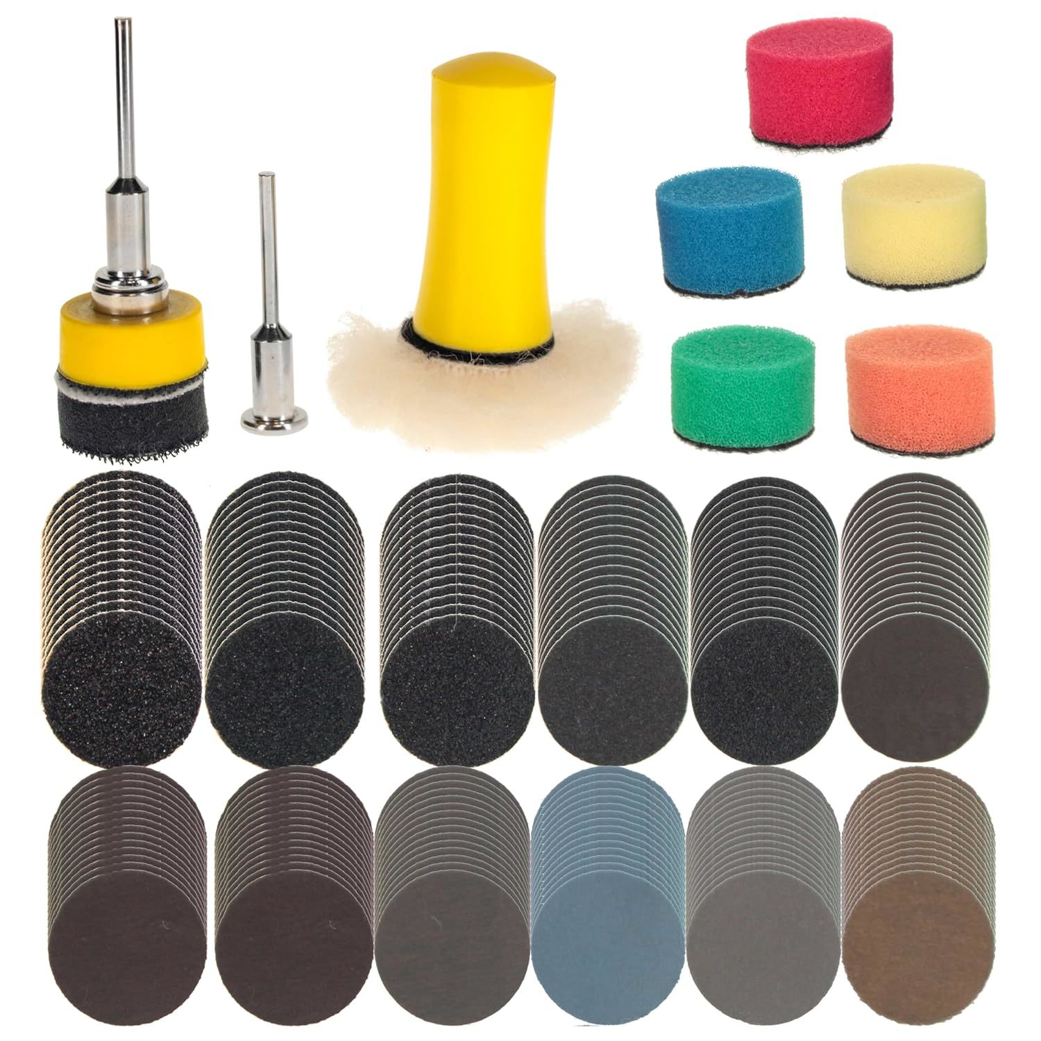 Dura-Gold 191-Piece 1&quot; Micro Sanding &amp; Polishing Set - Includes, Auto De... - $23.72