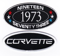 1973 Chevy Corvette 454 SEW/IRON On Patch Emblem Badge Embroidered Stingray V8 - £8.64 GBP