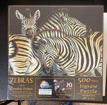 Zebras 500 Piece Puzzle by SunsOut - NEW - $24.95