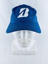 Bridgestone Golf Blue Hat Adjustable Baseball Ball Cap 100% Cotton - $10.00