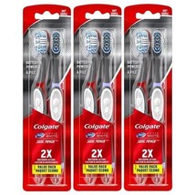 Colgate 360 Optic White Sonic Powered Vibrating Soft Toothbrush 6 Count 3 Pack - £26.35 GBP