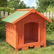 Dog Kennel Brown 65x65x61.5 cm Solid Wood Pine - £57.48 GBP