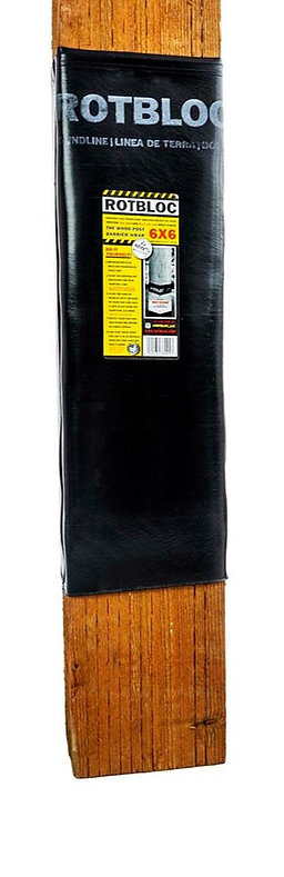 Rotbloc RB4X4 Wood Post Rot Barrier Wrap case of 160 - NEW! - $175.00