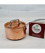 Palm Restaurant Copper Tri-Ply Petite Saucepan w/ Lid Stainless Interior... - £27.63 GBP