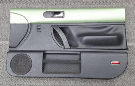 Volkswagen Beetle Door Panel Passenger 1998 to 2010 OEM Green/Black HARD... - $215.12