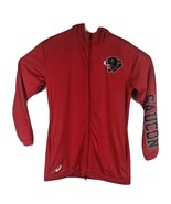 Saucon Valley Panthers Hoodie Mens Medium Red Ribbed - £14.46 GBP