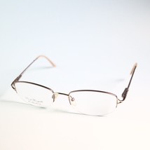 Port Royale Collection Silver Dollar 51-19 135 half rim eyeglasses frame N14 - £24.05 GBP