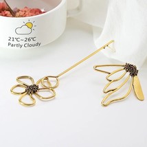 Summer Oversized Earrings | Large Flower Drop Earrings | Big Floral Earrings | C - £31.89 GBP