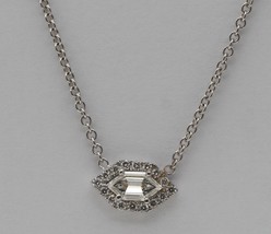 18k White Gold Marquise Duchess Diamond Halo Pendant (0.35 Ct F VS1 Clarity) - £1,091.18 GBP